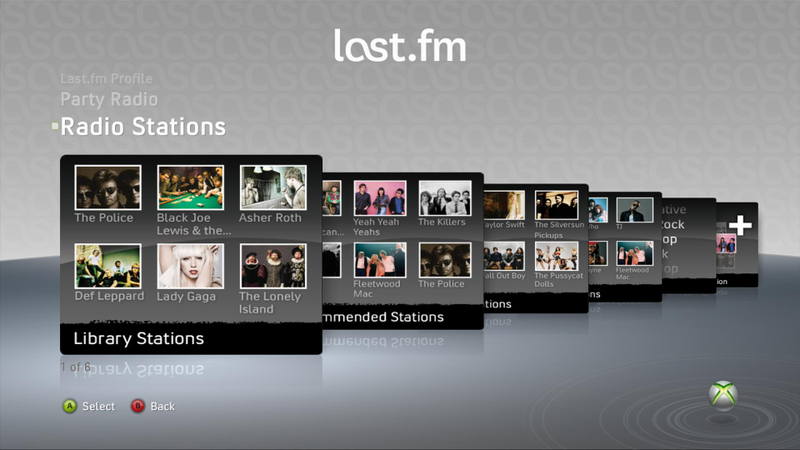 Illustration for article titled Taking A Closer Look At Last.fm On The Xbox 360